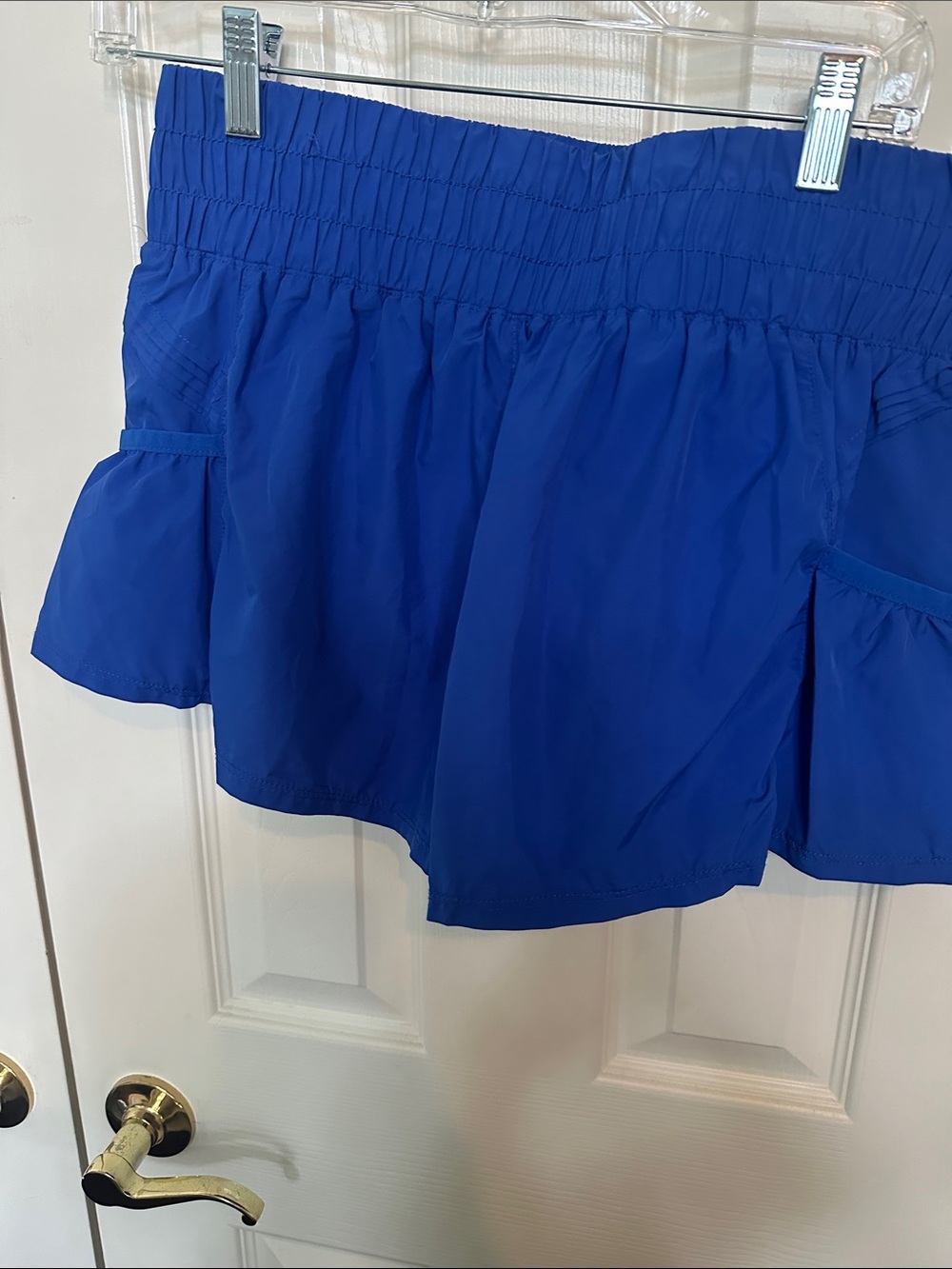 Blue Women’s Active Ruffle Shorts